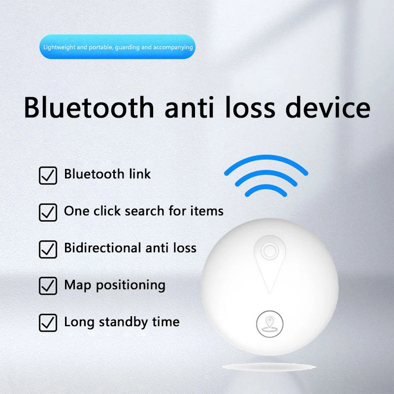 Bluetooth 5.0 GPS Tracker For iOS Android Compatible Long Standby Stable Connection Wide Tracking Range For Car Kids Elderly